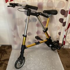 超小型　折り畳み自転車 A-bike型の画像