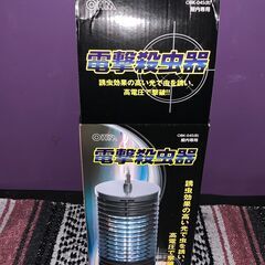 PRICE DOWN！オーム電機 電撃殺虫器 ２個あります！の画像
