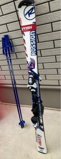 決まりました　スキー板、ストックセット　ROSSIGNOL ロシニョール (取引中)