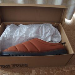 【試履き可】未使用　TULTEX OUTDOOR スリッポンLサイズ　BROWNの画像
