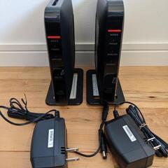 WiFiホームルーター　2台セット　WSR-1166DHP3-BK
