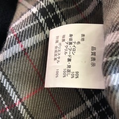 wool90％ダッフルコート  未使用の画像