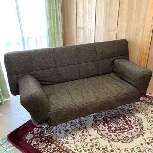 ニトリ 美品 ソファベッド 3〜4人掛け