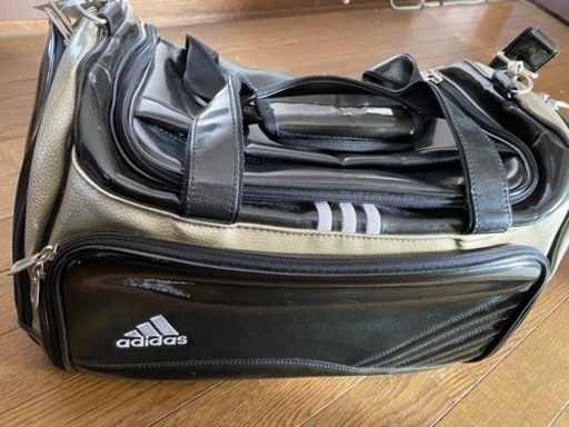 完全受注製品　レア　adidas 2WAYショルダーつきボストンバッグ　シューズ収納つき