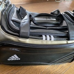 完全受注製品　レア　adidas 2WAYショルダーつきボストンバッグ　シューズ収納つきの画像