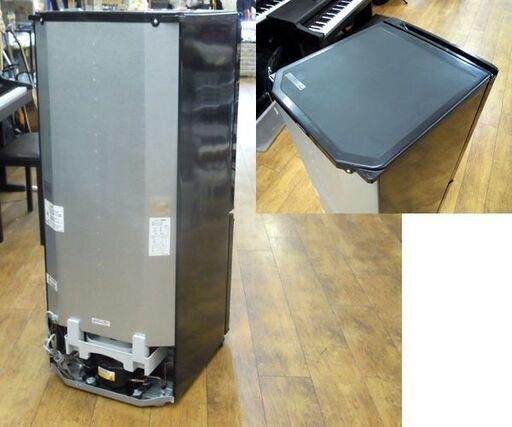冷蔵庫 146リットル 2015年製 三菱 MR-P15Z-B ブラック 100Lクラス 2ドア 札幌市 厚別店