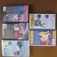 VHS　Disney video in English お子様用漫画ビデオ　ディズニー映画他　5本まとめて♪の画像