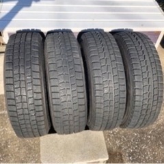 スキーシーゼンに最適 「値下げ」ダンロップ　DUNLOP 185/70 R14 の画像