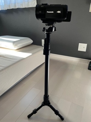 【美品】Panasonic 4K, 三脚付き