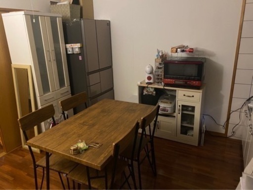 ダイニングセットイス四脚付