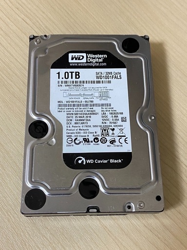 PCパーツ WD 1TB Hard Disk Drive for Computers