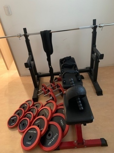 ベンチプレス　バーベル　プレートセット