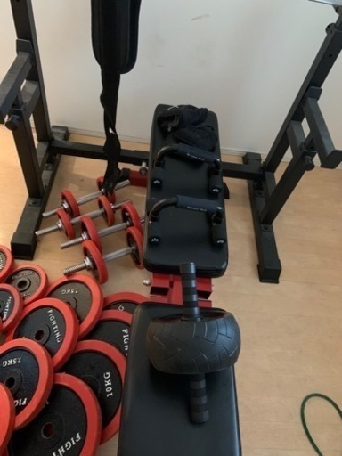 ベンチプレス　バーベル　プレートセット