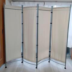 クロスパーテーション 4連・高さ167cm