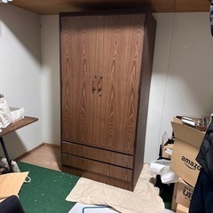 無料　木製タンス