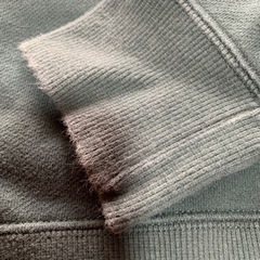 メンズトレーナー緑の画像