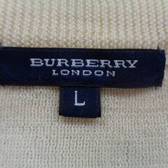 BURBERRY LONDON　バーバリーロンドン　ジップアップカーディガン　サイズ：L　中古の画像