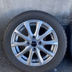 軽自動車　アルミ付きスタッドレスタイヤ