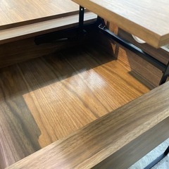 【愛品館 江戸川店】LOWYA（ロウヤ） リフトアップテーブル ID:158-012278-007の画像