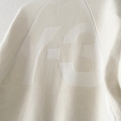 完売品ビッグロゴ【新品未使用袋付き】Y-3 adidas ニットカーディガン　ホワイトの画像