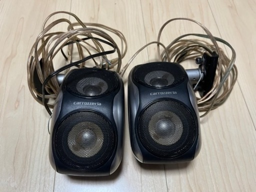 カロッツェリア サテライトスピーカー carrozzeria TS-STX7 音出し確認OK 左右セット 吊り下げスピーカー パイオニア(配線付き)