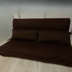 お譲り先決まりました☆ソファーベッド リクライニング式 セミダブ...