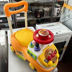【リサイクルショップどりーむ天保山店】●6006●　アンパンマン手押し車　ギミック多数　シール剥がれ有　の画像
