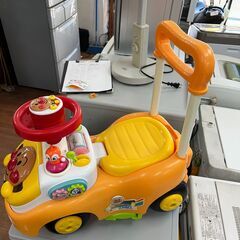 【リサイクルショップどりーむ天保山店】●6006●　アンパンマン手押し車　ギミック多数　シール剥がれ有　の画像