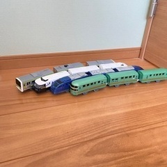 値下げ！プラレール 車両セット （山手線、あそぼーい、ソニック、ゆふいんの森）転売可の画像