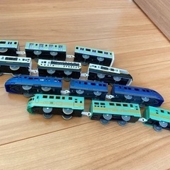 値下げ！プラレール 車両セット （山手線、あそぼーい、ソニック、ゆふいんの森）転売可の画像