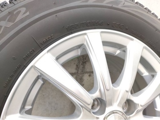 【決まりました】美品☆BRIDGESTONE スタッドレスタイヤ ホイール付き