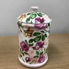 N2301-012 陶器のサニタリーポット①ロイヤルアーデン製　...