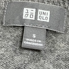 ★カシミア100%★UNIQLO★Sサイズ★グレー★の画像