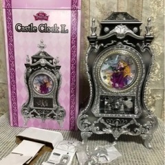 【Disneyプリンセスキャッスルクロック　Lラプンツェル】 ★新品未使用★美品★【お値引不可】
の画像