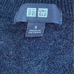★カシミア100%★UNIQLO★Sサイズ★黒★の画像