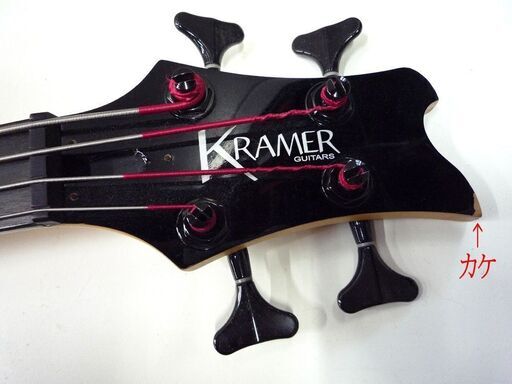 エレキベース ベース bass KRAMER D-1 アクティブベース パールホワイト ソフトケース付 クレイマー EMG 中古 札幌