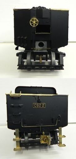 ジャンク 組立済み デアゴスティーニ 週刊 蒸気機関車 C62 を作る 1/24 金属製 鉄道 模型 不揃い 欠品 破損あり 札幌市 厚別区
