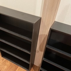 ブラック　本棚　一つ300円6つで1500円の画像
