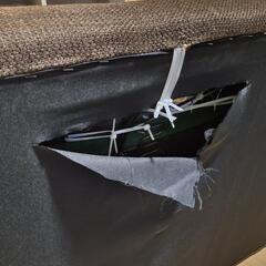 二人掛けローソファ(ファブリック)の画像