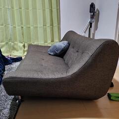 二人掛けローソファ(ファブリック)の画像