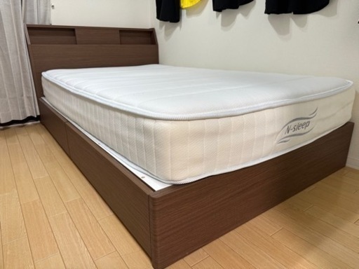 セミダブルベット一式(フレーム&マットレス)