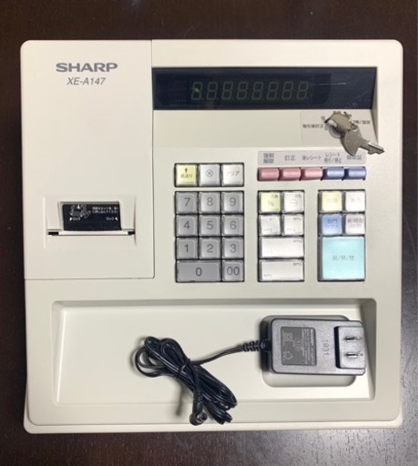 レジスター　シャープ　XE-A147