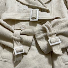 &by P&D アンドバイピンキーアンドダイアン ロングコート アイボリーの画像