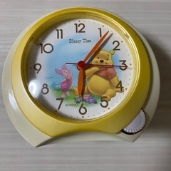 プーさん　置き時計　目覚まし時計の画像