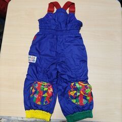 【あげます】子供のスキーウェア(90cm調整可,上下別)の画像