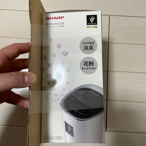 SHARP プラズマクラスターイオン発生機 IG-NX15-W