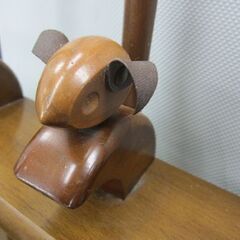 ニチハン 2段 スリッパラック 犬 スタンド スリッパ立て 昭和レトロ 幅32×高さ43㎝ ブナ材 札幌 北20条店の画像