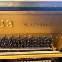 YAMAHA ヤマハ　ピアノ　U3Mの画像