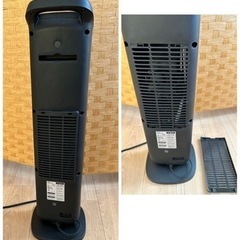 【引取】スリーアップ 人感センサー付スリムタワーヒーター CHT-1635-BK ブラックの画像