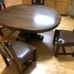 ダイニングテーブル&椅子4脚の画像
